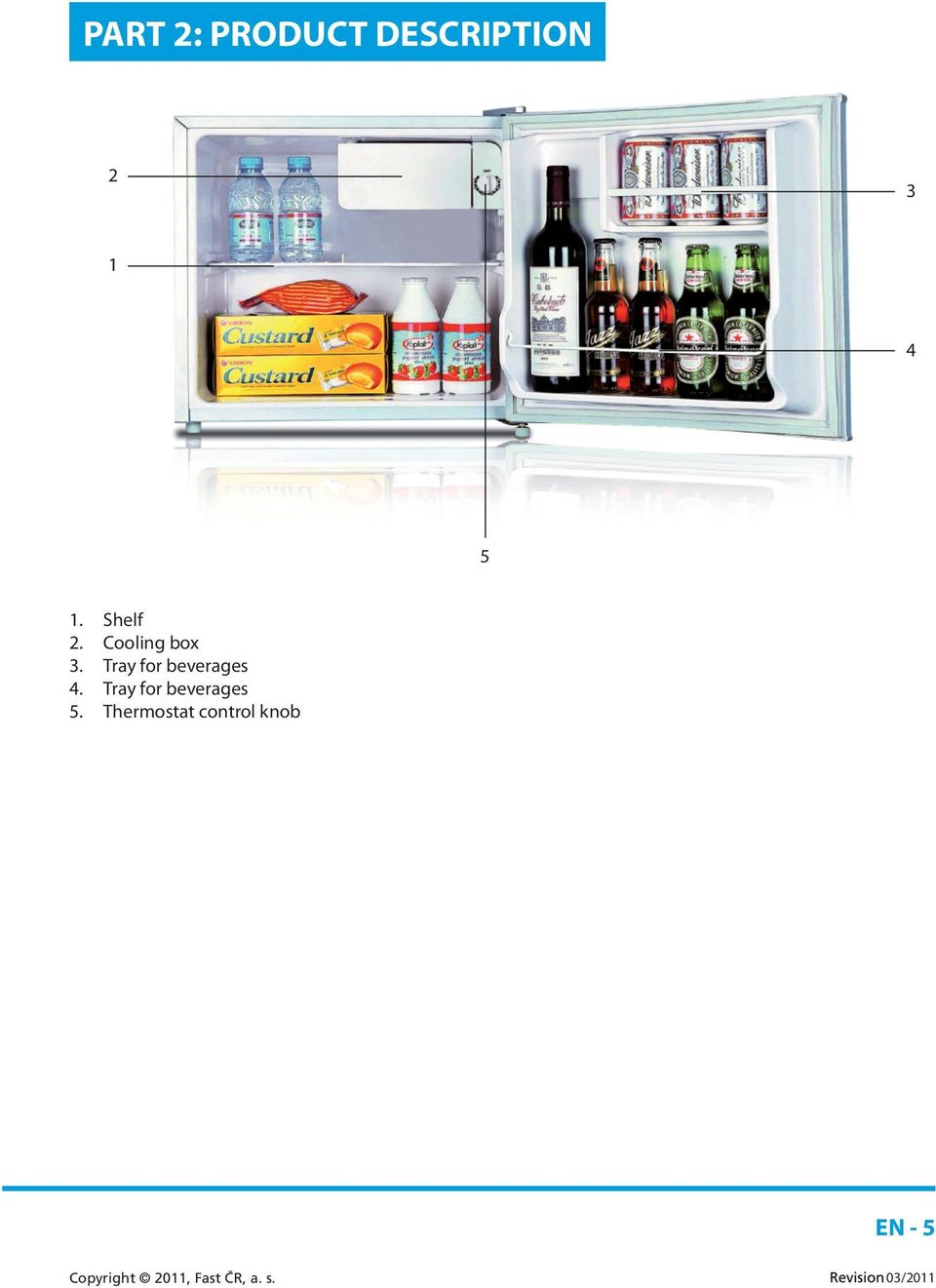 Tray for beverages 4.