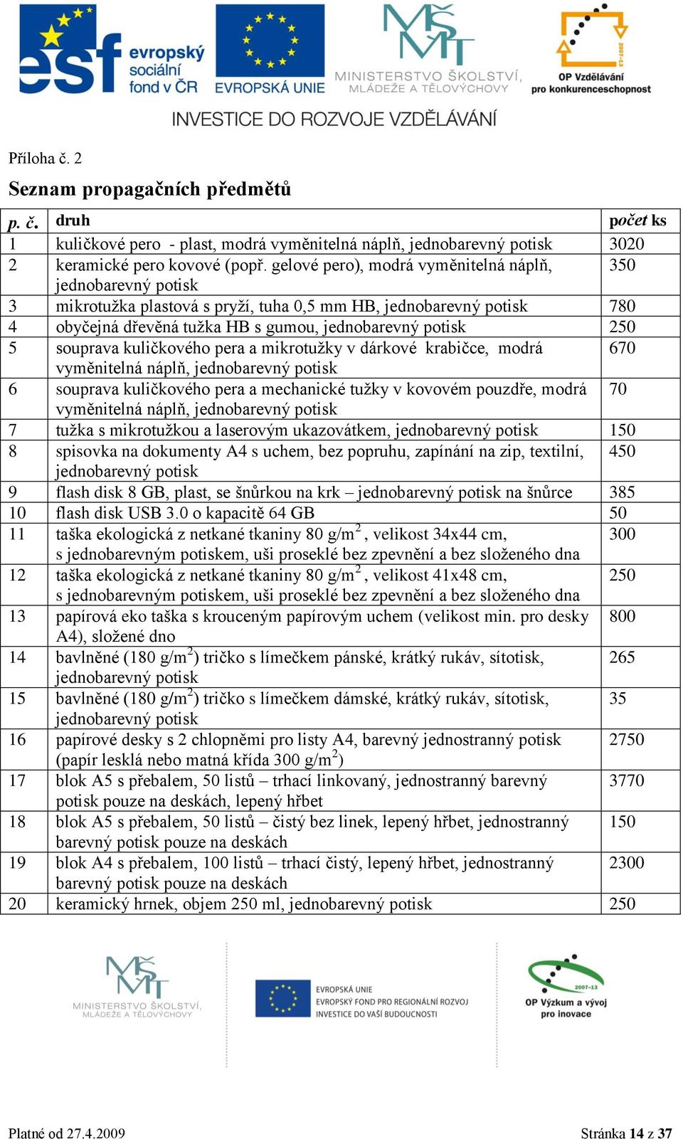 modrá 670 vyměnitelná náplň, 6 souprava kuličkového pera a mechanické tužky v kovovém pouzdře, modrá 70 vyměnitelná náplň, 7 tužka s mikrotužkou a laserovým ukazovátkem, 150 8 spisovka na dokumenty