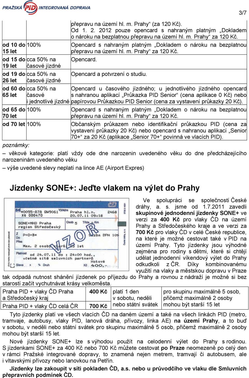 Opencard a potvrzení o studiu.