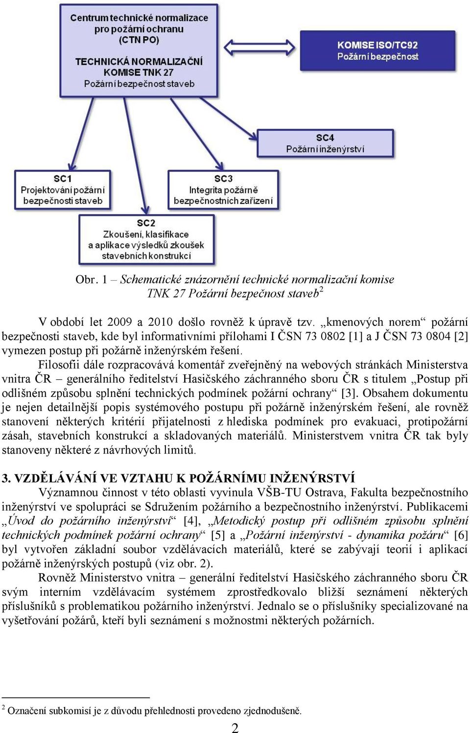 Filosofii dále rozpracovává komentář zveřejněný na webových stránkách Ministerstva vnitra ČR generálního ředitelství Hasičského záchranného sboru ČR s titulem Postup při odlišném způsobu splnění