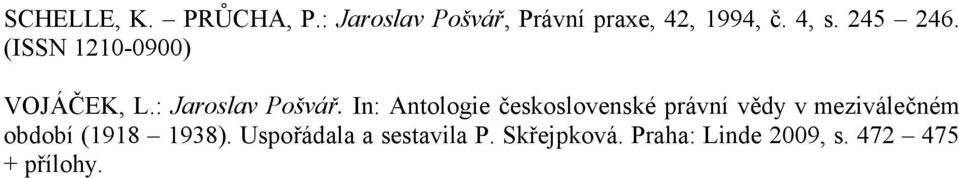 In: Antologie československé právní vědy v meziválečném období (1918