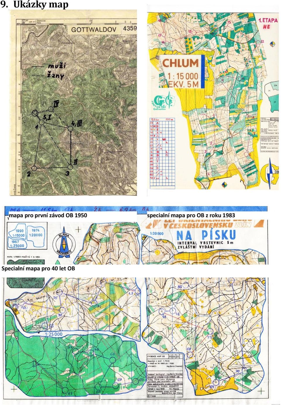 Specialní mapa pro 40 let