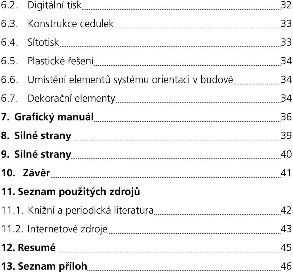 Grafický manuál 36 8. Silné strany 39 9. Silné strany 40 10. Závěr 41 11.