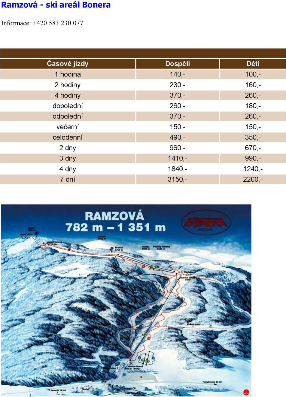 hodiny 370,- 260,- dopolední 260,- 180,- odpolední 370,- 260,- večerní 150,- 150,-