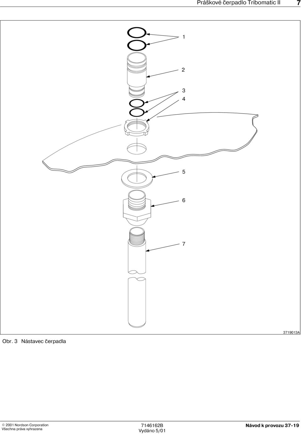 3 Nástavec èerpadla 001 Nordson