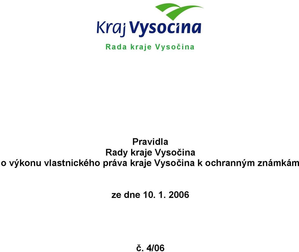 vlastnického práva kraje Vysočina