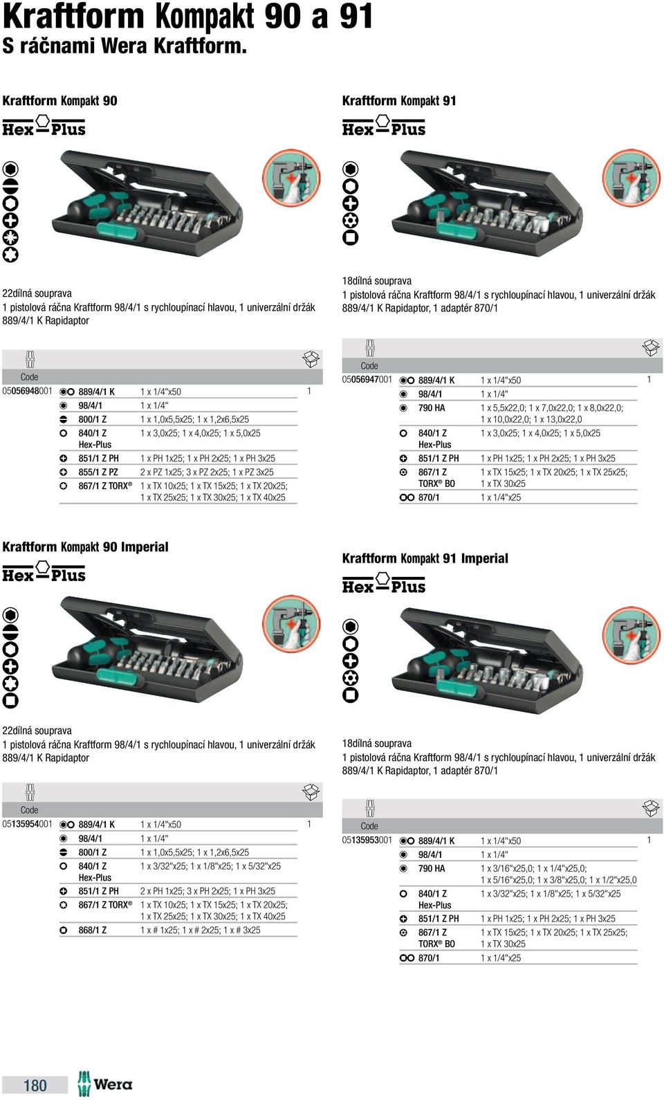 držák 889/4/ K Rapidaptor, adaptér 870/ 0505694800 889/4/ K x /4"x50 98/4/ x /4" 800/ Z x,0x5,5x25; x,2x6,5x25 840/ Z x 3,0x25; x 4,0x25; x 5,0x25 Hex-Plus 85/ Z PH x PH x25; x PH 2x25; x PH 3x25