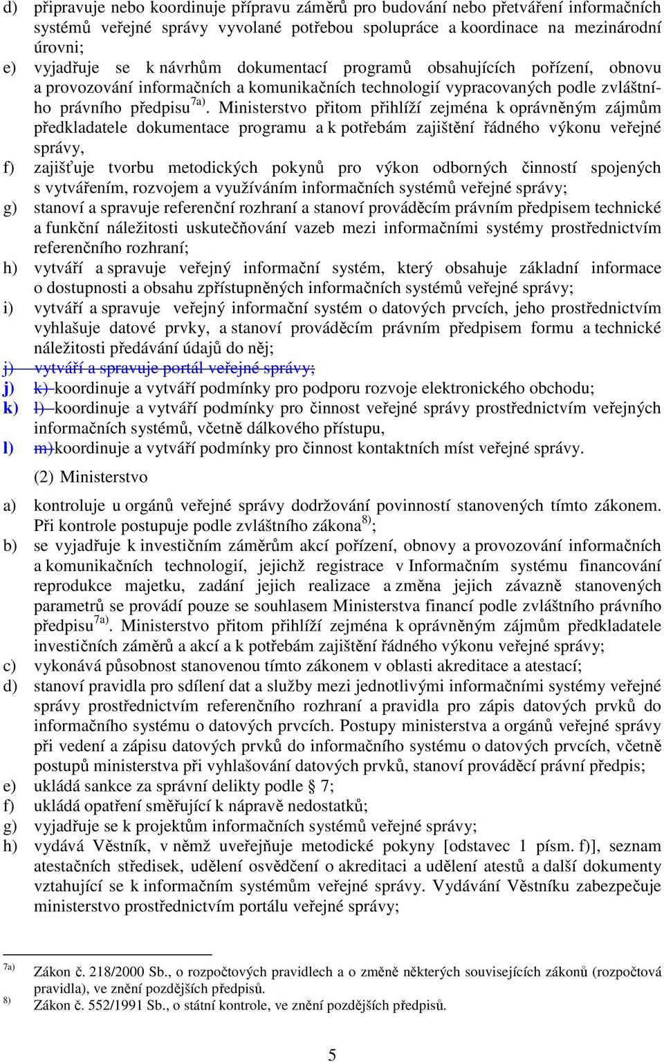 Ministerstvo přitom přihlíží zejména k oprávněným zájmům předkladatele dokumentace programu a k potřebám zajištění řádného výkonu veřejné správy, f) zajišťuje tvorbu metodických pokynů pro výkon