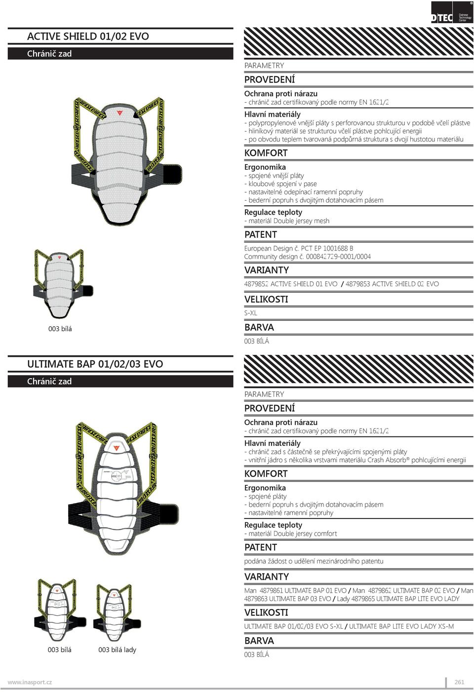 materiál Double jersey mesh PATENT European Design č. PCT EP 1001688 B Community design č.