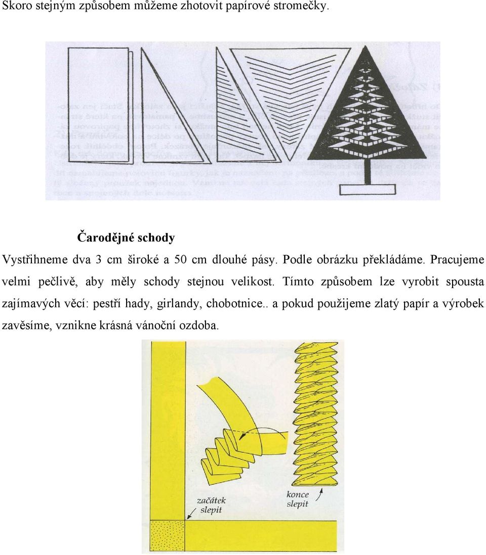 Pracujeme velmi pečlivě, aby měly schody stejnou velikost.