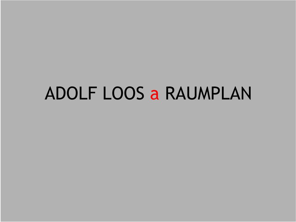 RAUMPLAN