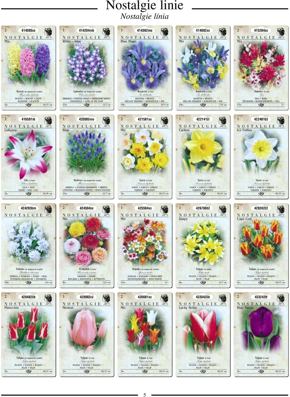 Koateček (k řezu) Iri hollandica KOSČK KOSĆC HOLLD ŐSZIROM SCHWR IRIS 0k 7/8 cm Duhovice (k řezu) Ixia IXI IKSJ LÉPOM KLBSCHWRL IXI /+ 60rb 60rb OSGI Lollypop 008mo 008mo 8xx žl OSGI Blue 8xx OSGI žl