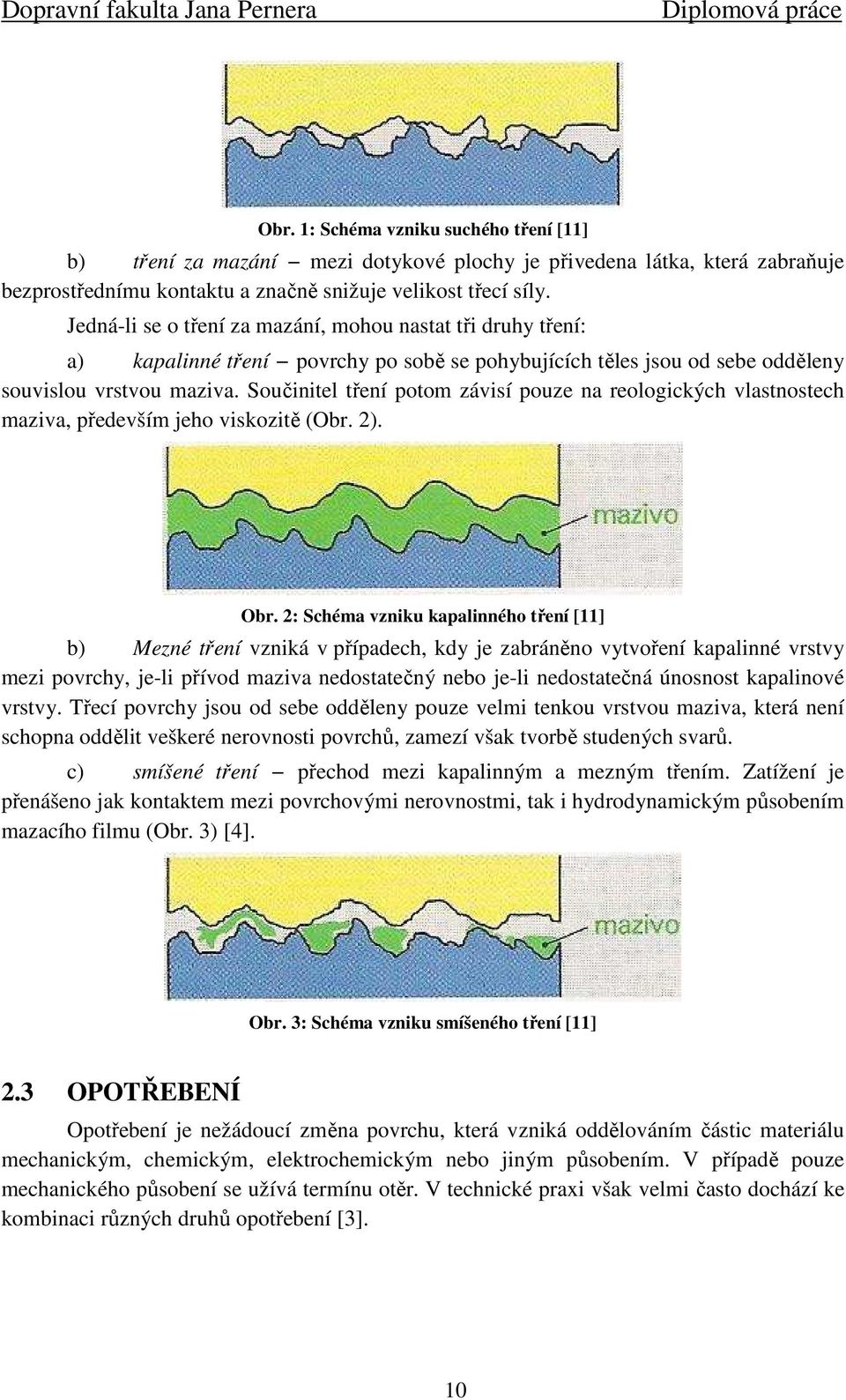 Součinitel tření potom závisí pouze na reologických vlastnostech maziva, především jeho viskozitě (Obr. 2). Obr.