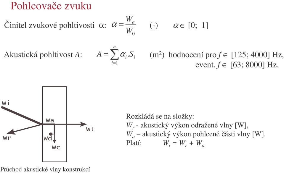 f [63; 8000] Hz.