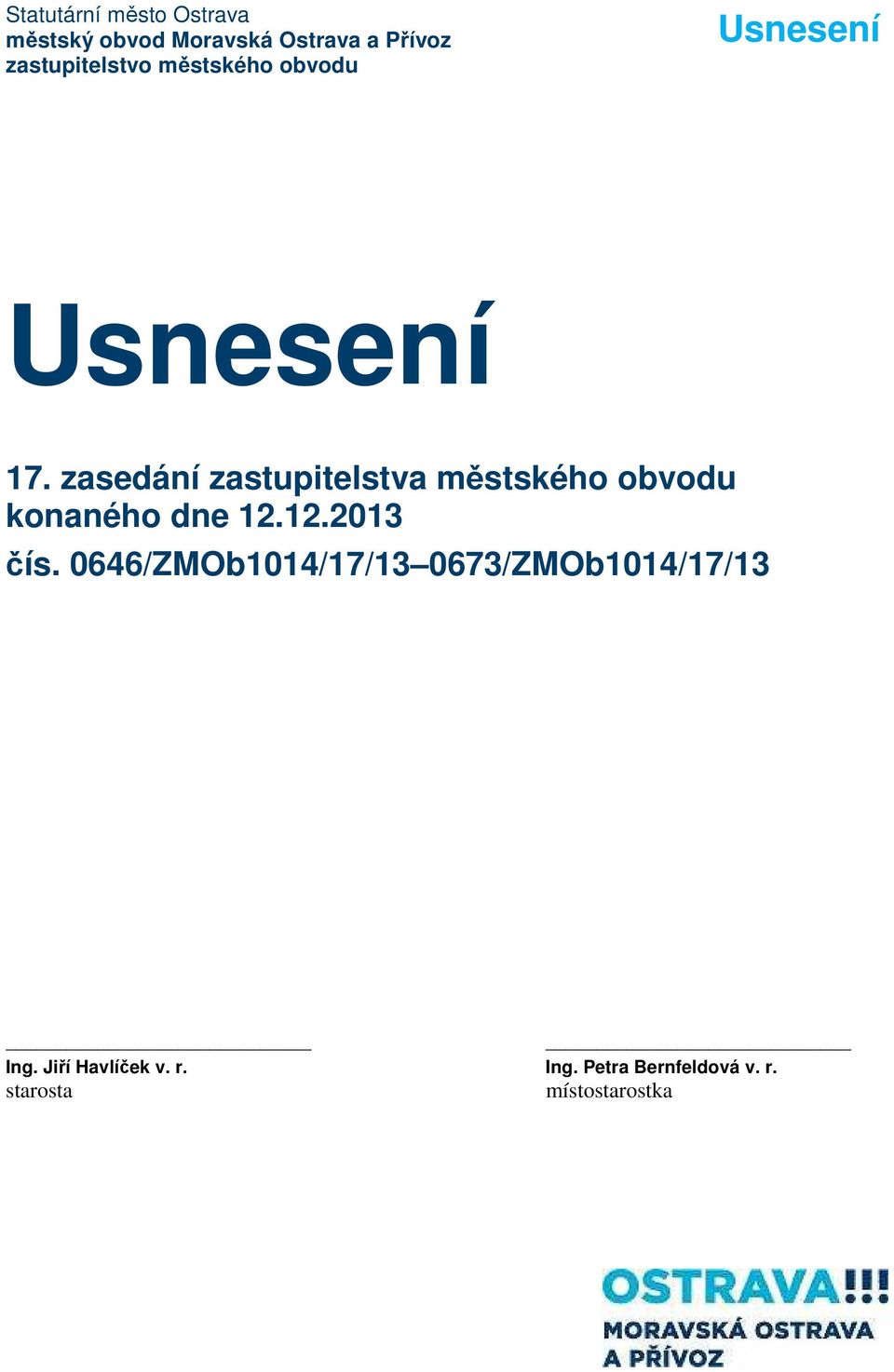 0646/ZMOb1014/17/13 0673/ZMOb1014/17/13 Ing.