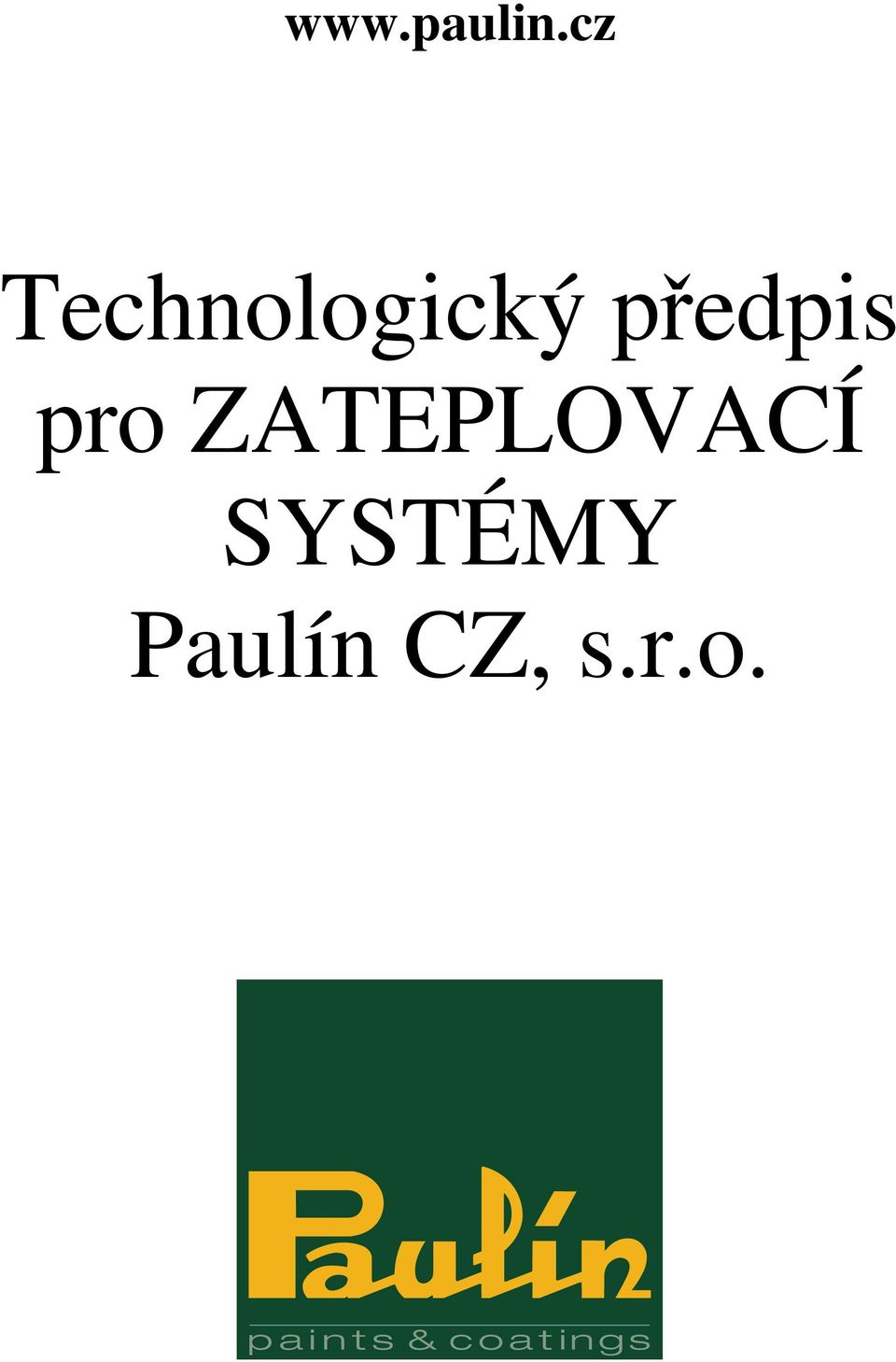 ZATEPLOVACÍ