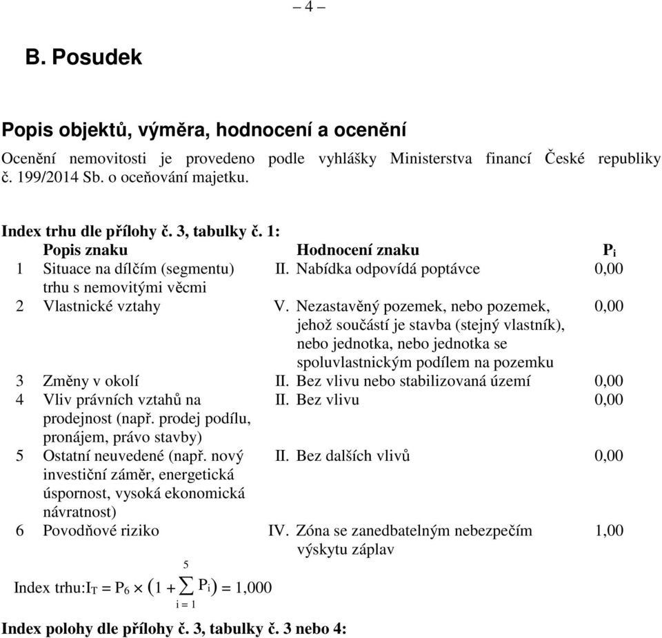 Nezastavěný pozemek, nebo pozemek, 0,00 jehož součástí je stavba (stejný vlastník), nebo jednotka, nebo jednotka se spoluvlastnickým podílem na pozemku 3 Změny v okolí II.