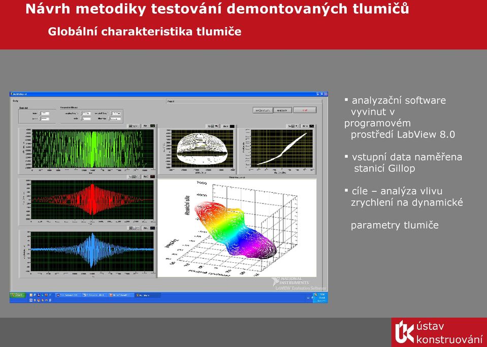 programovém prostředí LabView 8.