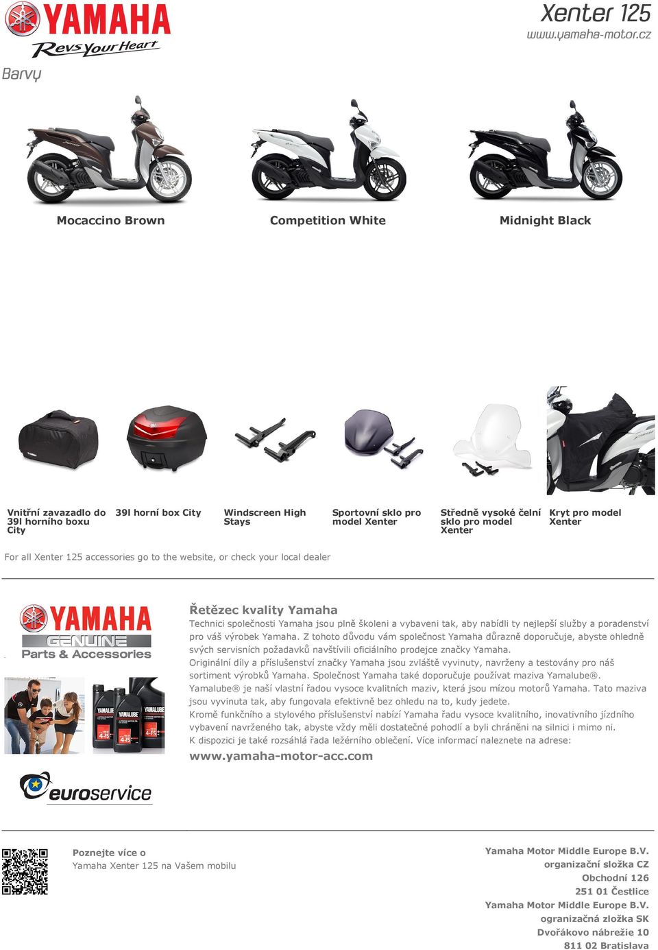 tak, aby nabídli ty nejlepší služby a poradenství pro váš výrobek Yamaha.