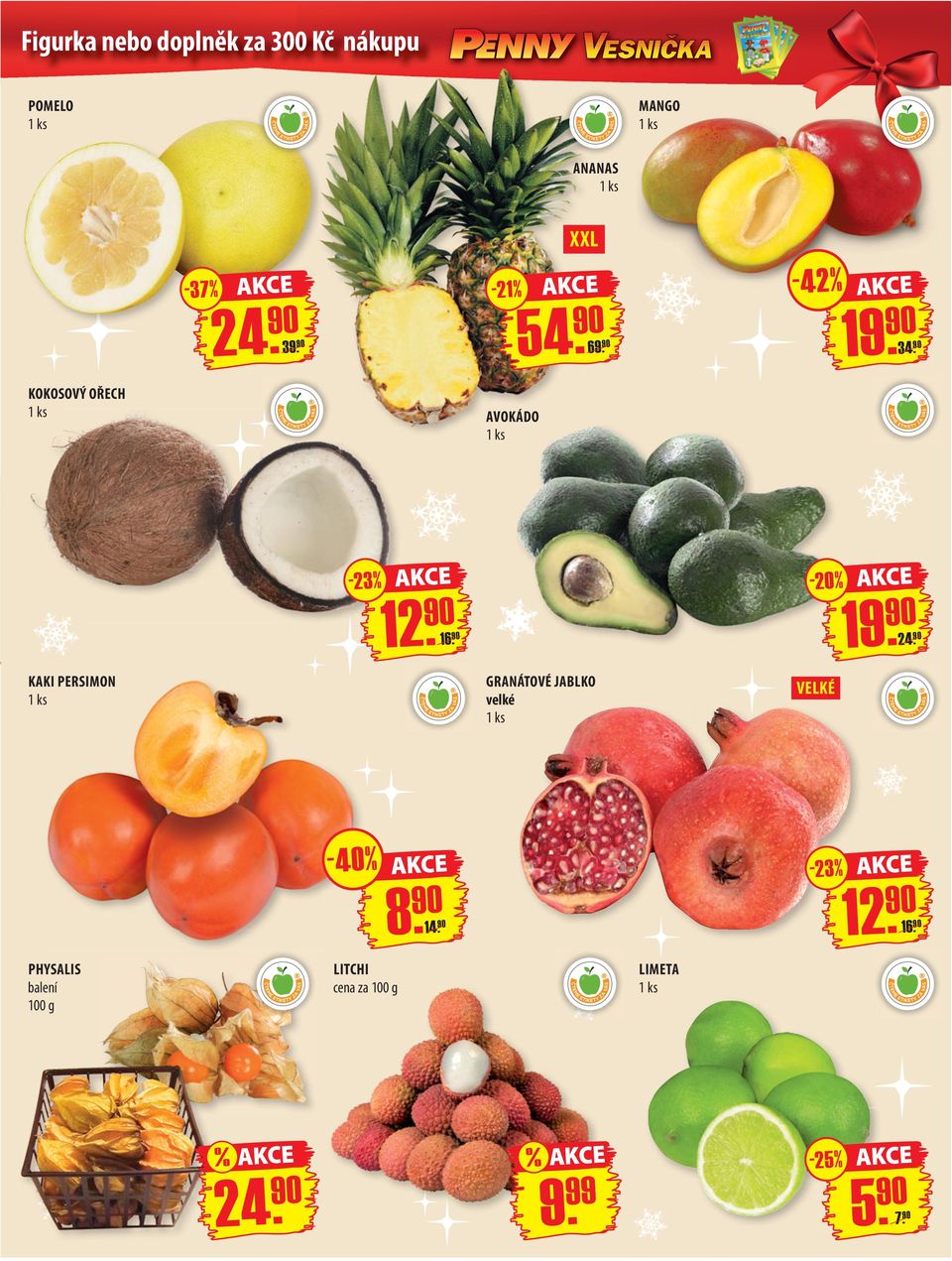 -20% 24. KAKI PERSIMON GRANÁTOVÉ JABLKO velké VELKÉ -40% 8.