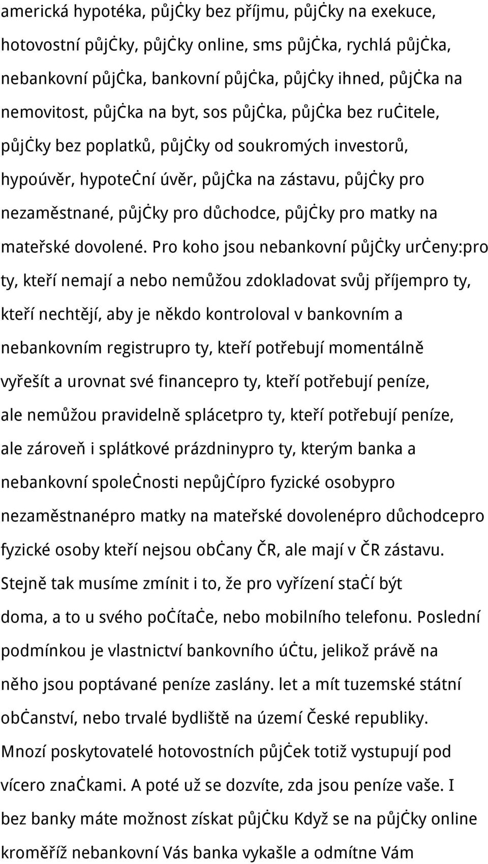 na mateřské dovolené.