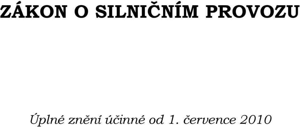 PROVOZU Úplné
