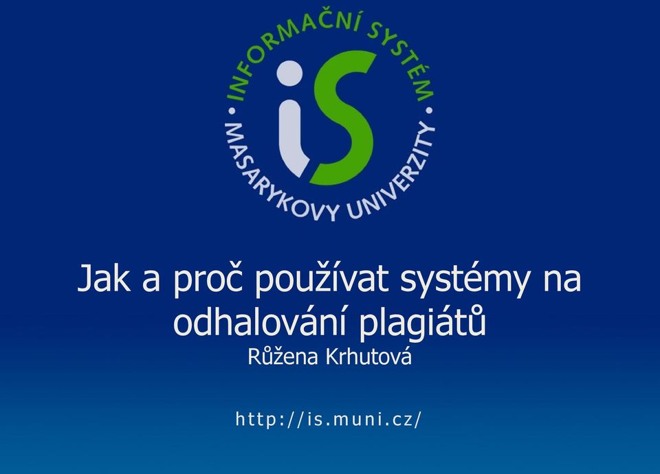 plagiátů Růžena Krhutová