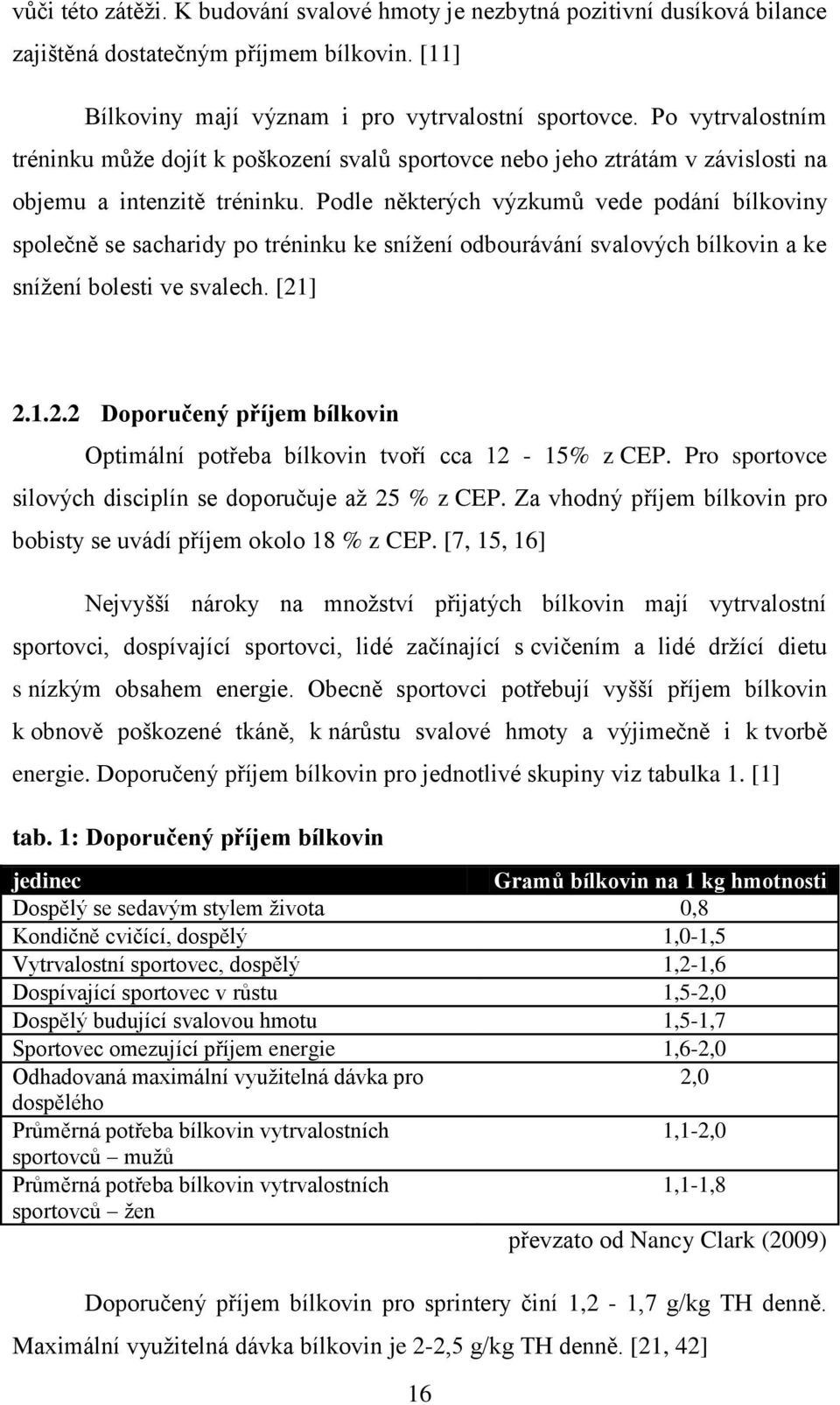 Podle některých výzkumů vede podání bílkoviny společně se sacharidy po tréninku ke snížení odbourávání svalových bílkovin a ke snížení bolesti ve svalech. [21