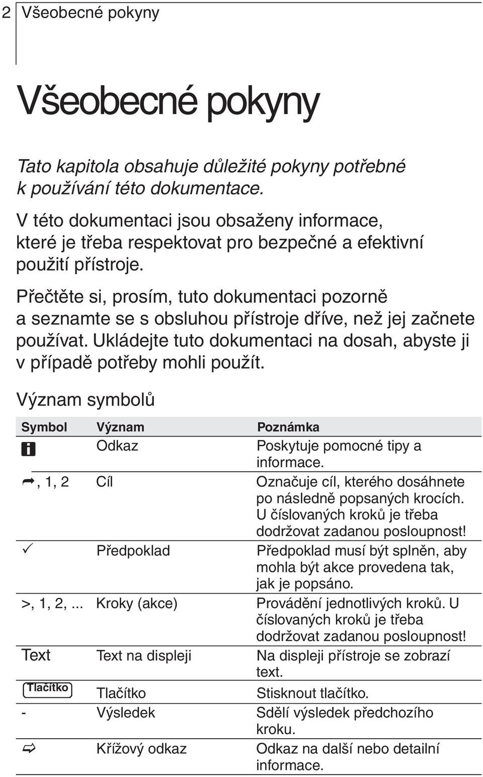 Přečtěte si, prosím, tuto dokumentaci pozorně a seznamte se s obsluhou přístroje dříve, než jej začnete používat. Ukládejte tuto dokumentaci na dosah, abyste ji v případě potřeby mohli použít.