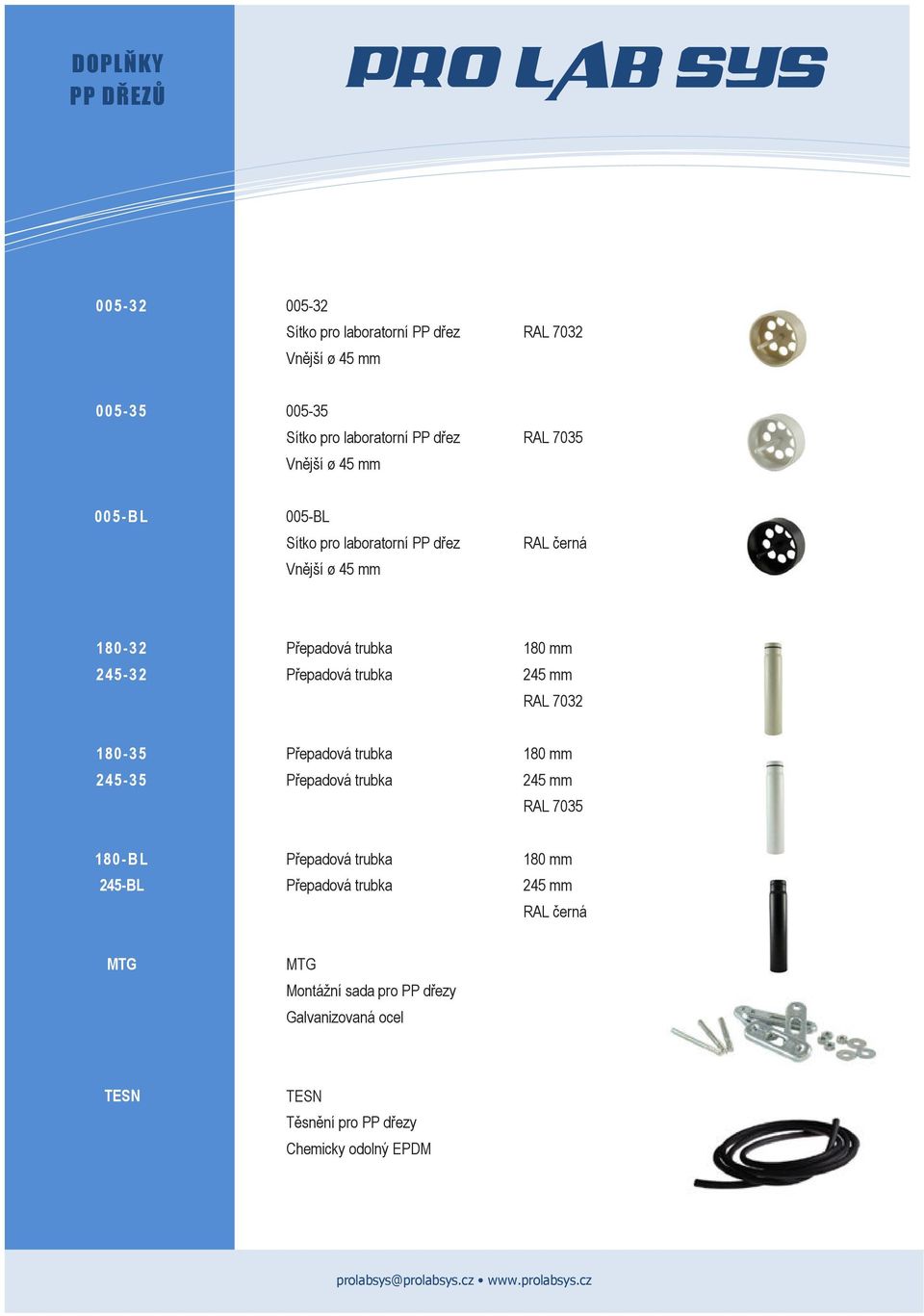 mm 180-32 245-32 180 mm 245 mm RAL 7032 180-35 245-35 180 mm 245 mm RAL 7035 180-BL 245-BL 180 mm 245 mm