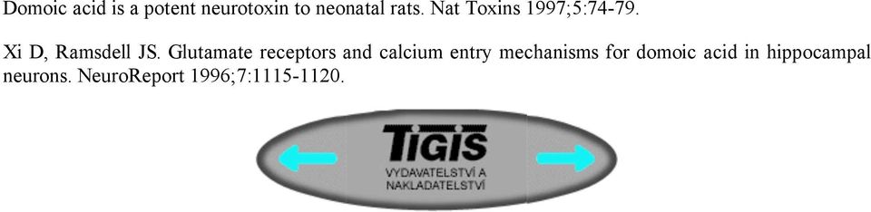 Glutamate receptors and calcium entry mechanisms for