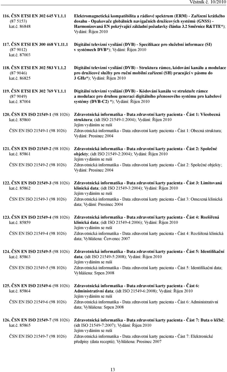 87003 Elektromagnetická kompatibilita a rádiové spektrum (ERM) - Zařízení krátkého dosahu - Opakovače globálních navigačních družicových systémů (GNSS) - Harmonizovaná EN pokrývající základní