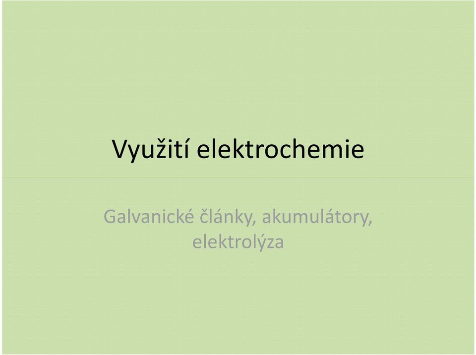 Galvanické