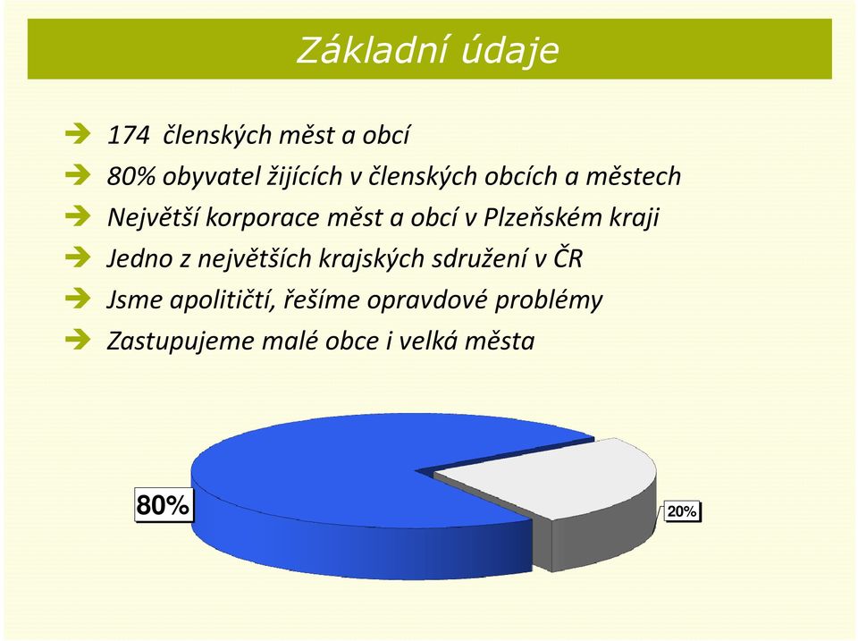 Plzeňském kraji Jedno z největších krajských sdružení v ČR Jsme