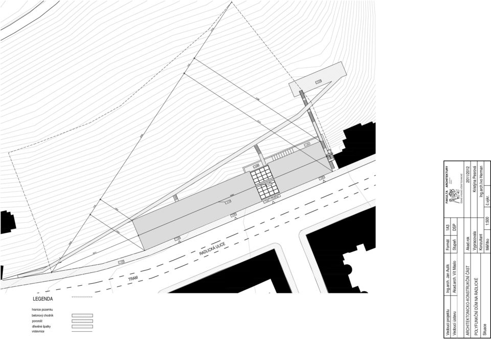 FAKULTA ARCHITEKTURY 1A3 DSP Formát Stupeň Ing.arch.