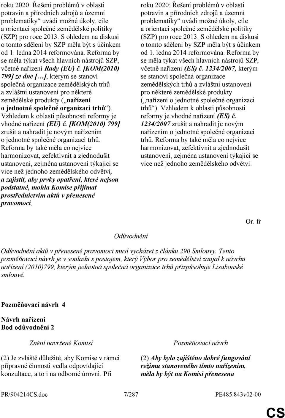 [KOM(2010) 799] ze dne [ ], kterým se stanoví společná organizace zemědělských trhů a zvláštní ustanovení pro některé zemědělské produkty ( nařízení o jednotné společné organizaci trhů ).