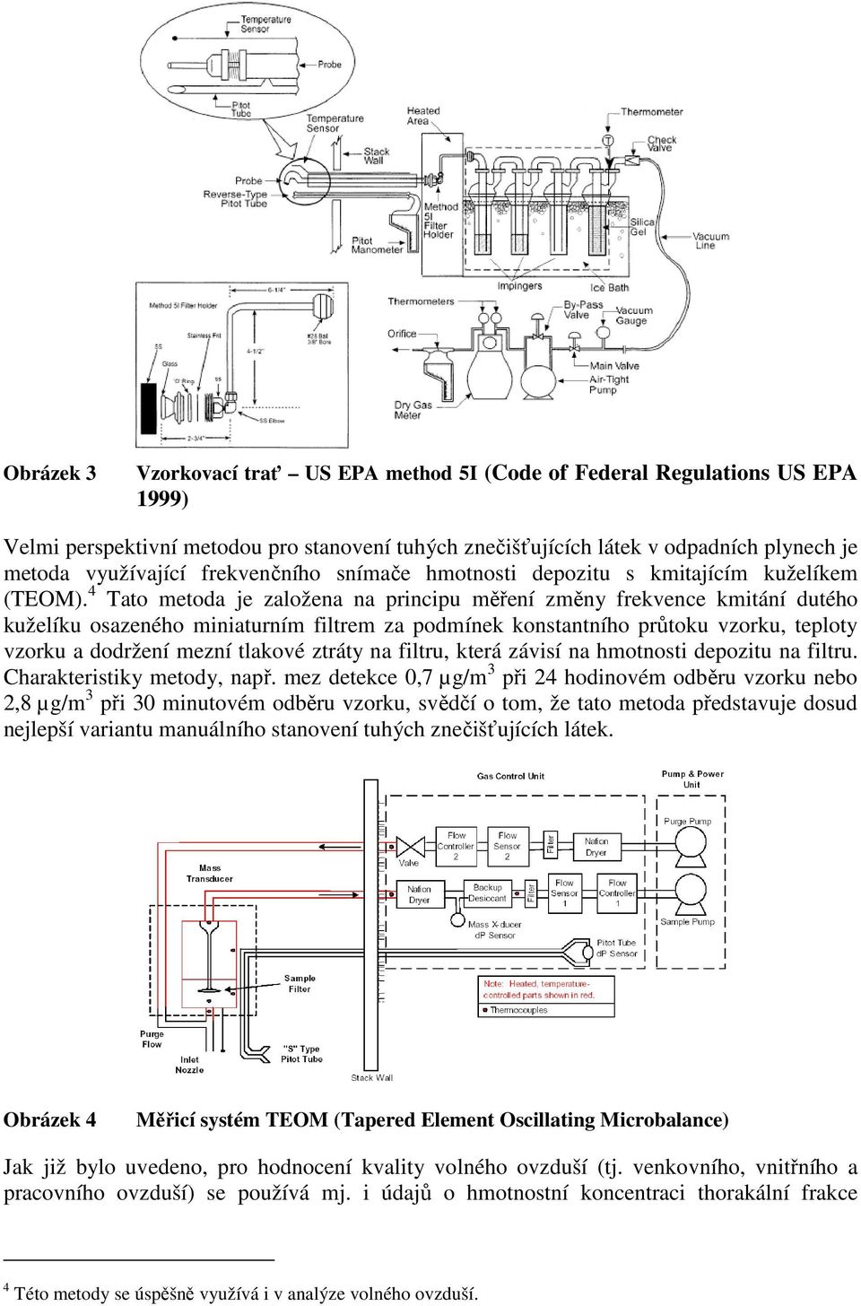 4 Tato metoda je založena na principu měření změny frekvence kmitání dutého kuželíku osazeného miniaturním filtrem za podmínek konstantního průtoku vzorku, teploty vzorku a dodržení mezní tlakové