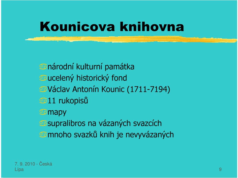 (1711-7194) 11 rukopisů mapy supralibros na