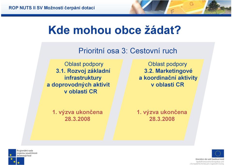 Rozvoj základní infrastruktury a doprovodných aktivit v oblasti