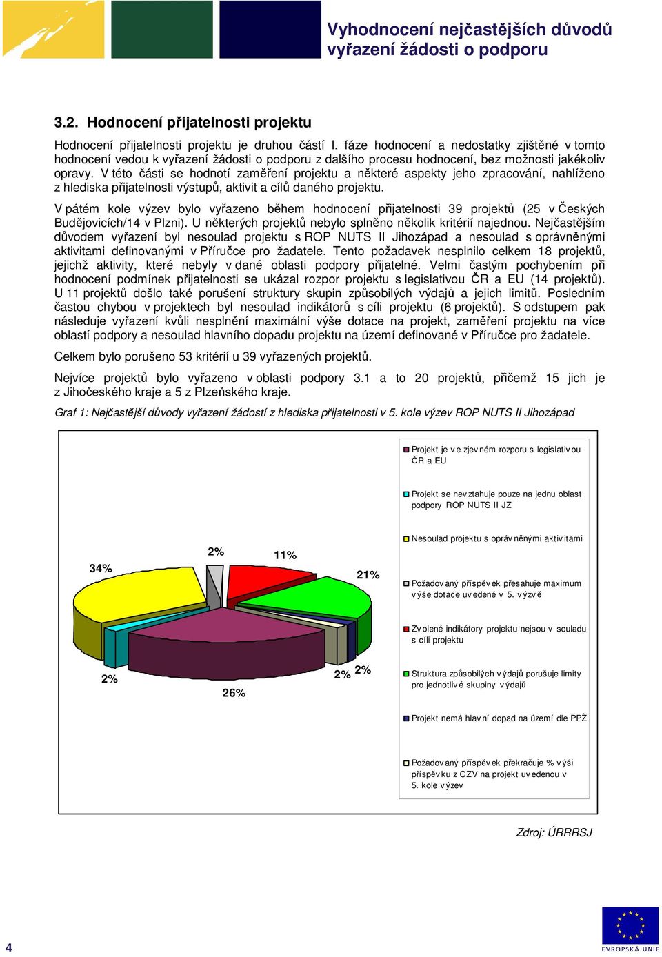 V této části se hodnotí zaměření projektu a některé aspekty jeho zpracování, nahlíženo z hlediska přijatelnosti výstupů, aktivit a cílů daného projektu.