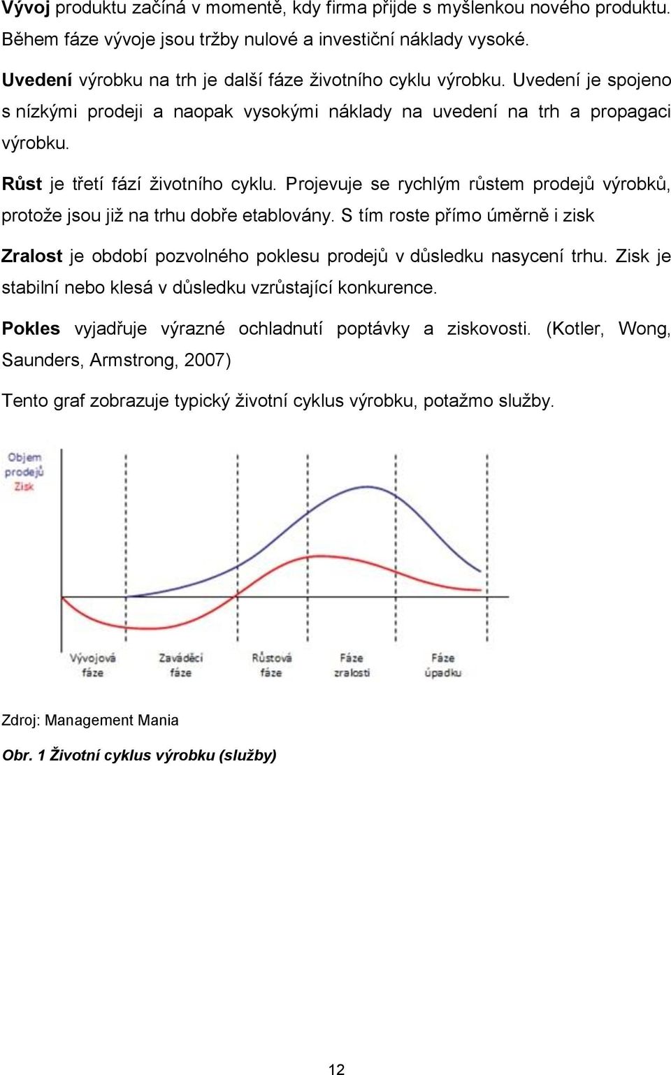 Projevuje se rychlým růstem prodejů výrobků, protože jsou již na trhu dobře etablovány. S tím roste přímo úměrně i zisk Zralost je období pozvolného poklesu prodejů v důsledku nasycení trhu.