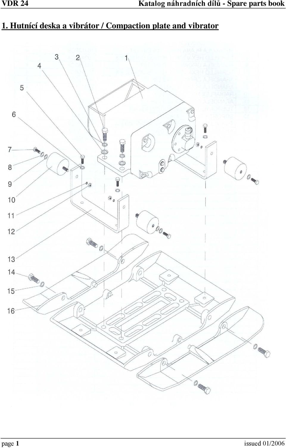 Compaction plate and