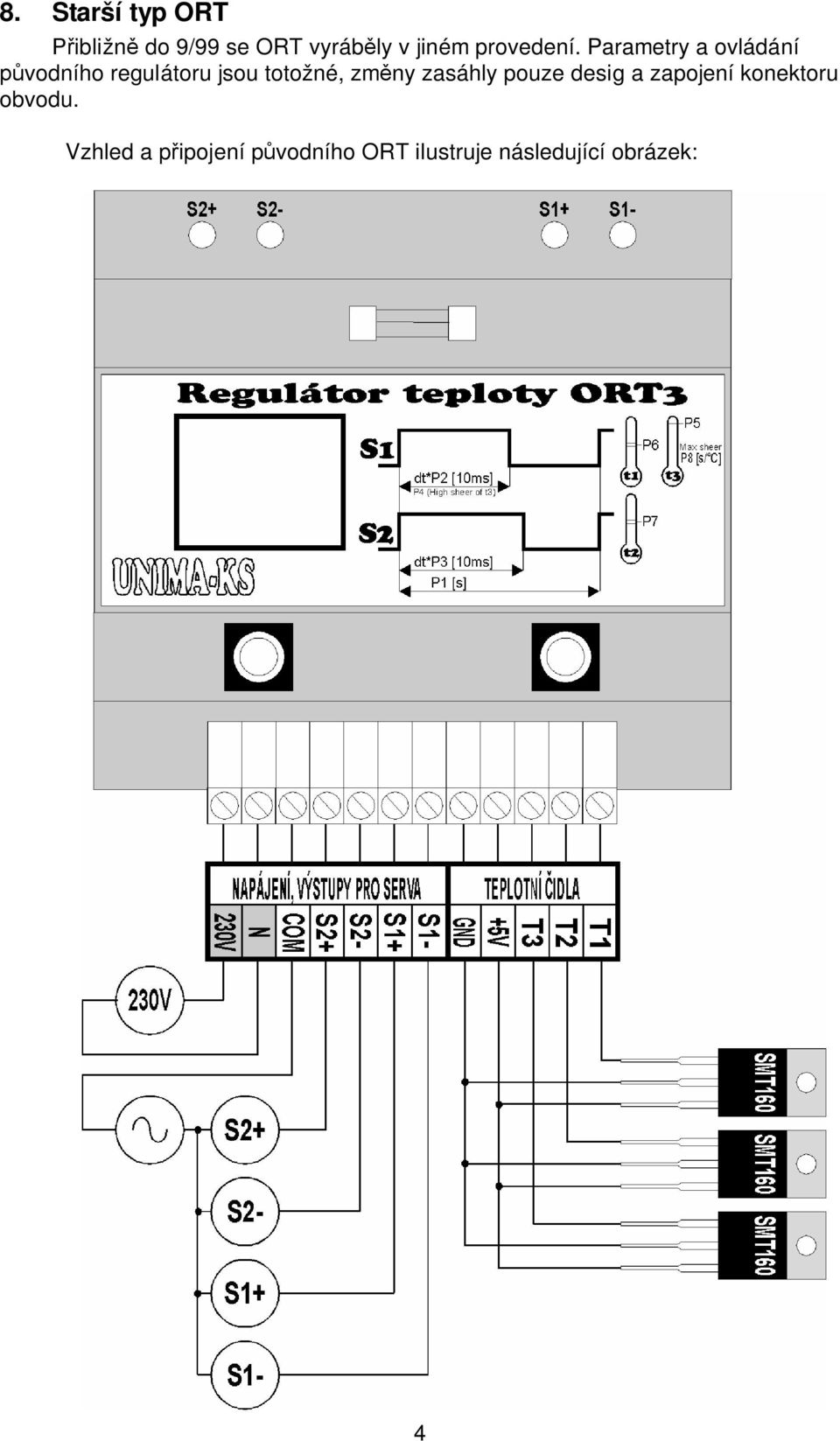 Parametry a ovládání vodního regulátoru jsou totožné, zm ny