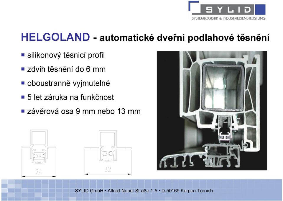 těsnění do 6 mm oboustranně vyjmutelné 5