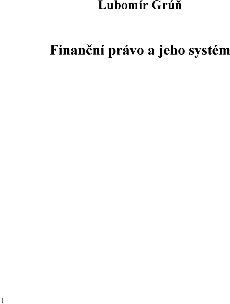 Finanční