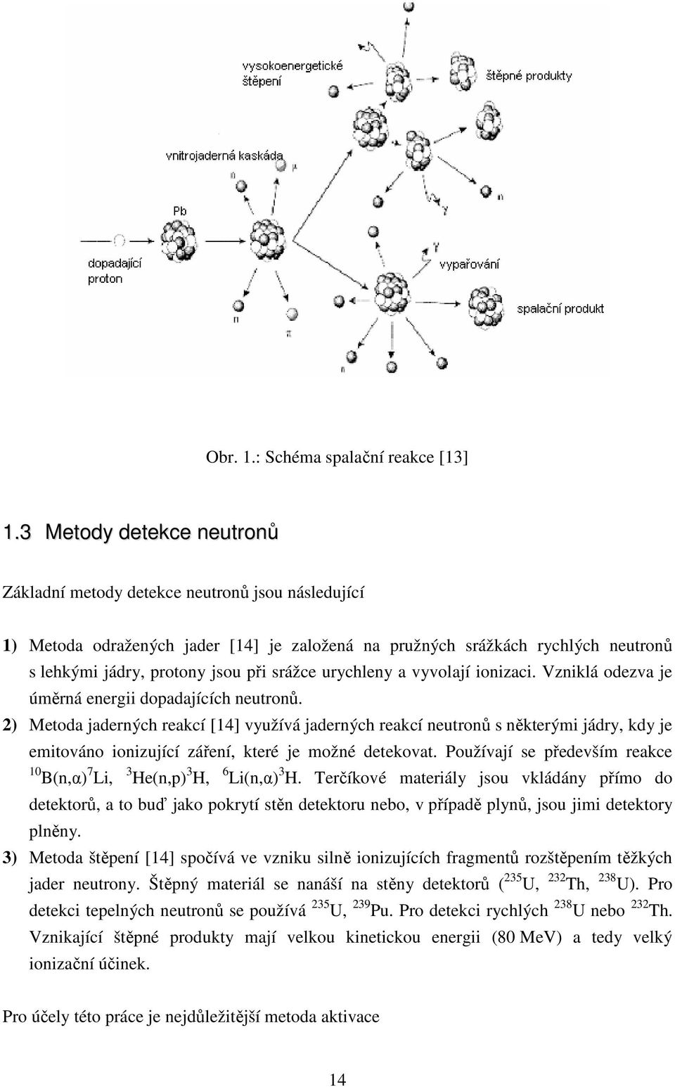 urychleny a vyvolají ionizaci. Vzniklá odezva je úměrná energii dopadajících neutronů.