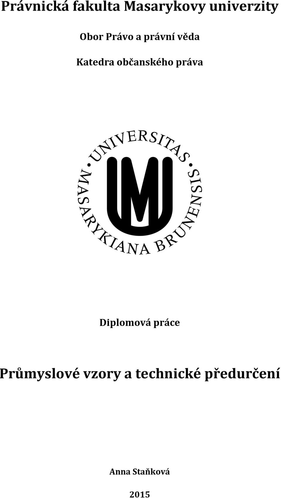 občanského práva Diplomová práce