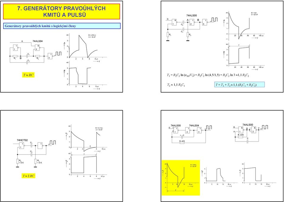 µs = ln (u / r ) = ln (,/,) = ln, 8 µs, =,.