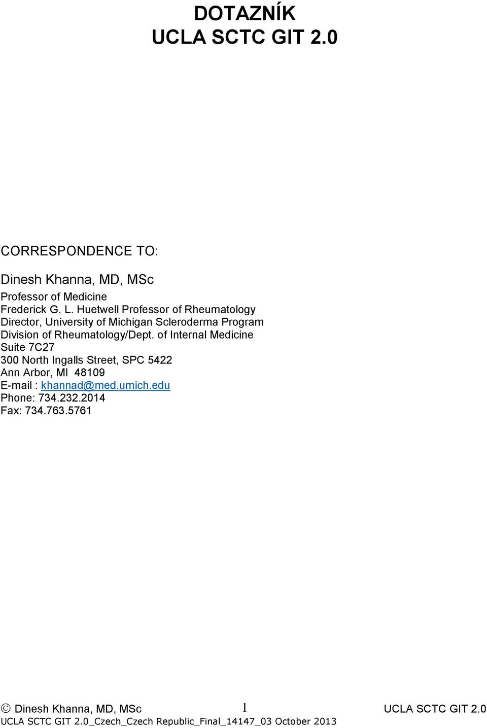 Rheumatology/Dept.