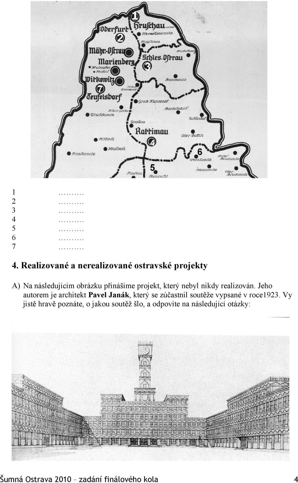 přinášíme projekt, který nebyl nikdy realizován.